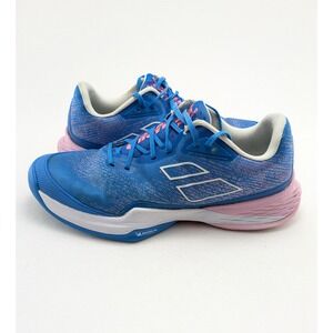 Womens Babolat Jet Mach 3 All Court Blue Pink Tennis Shoes 31S23630 Size 9.5